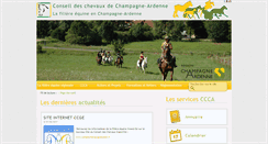 Desktop Screenshot of chevaux-champagne-ardenne.com